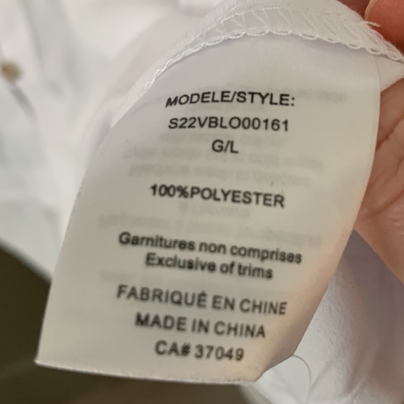🤍 NWT White Blouse by San Francisco 🤍 - Picture 6 of 6
